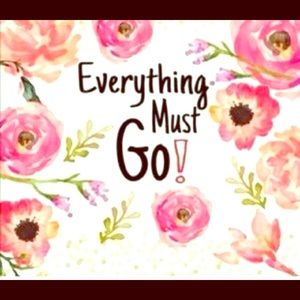 CLOSET CLEAN OUT!! Everything must GO!